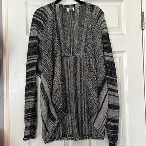 Old Navy, black and gray knit sweater